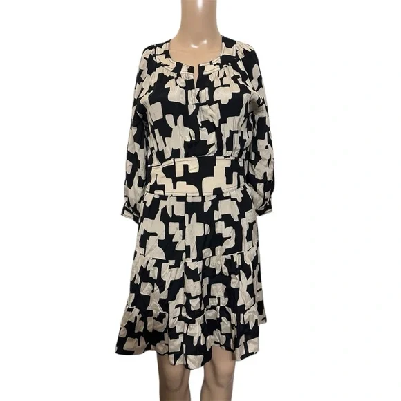Ba&sh pulse printed mini dress black white - Picture 5 of 8